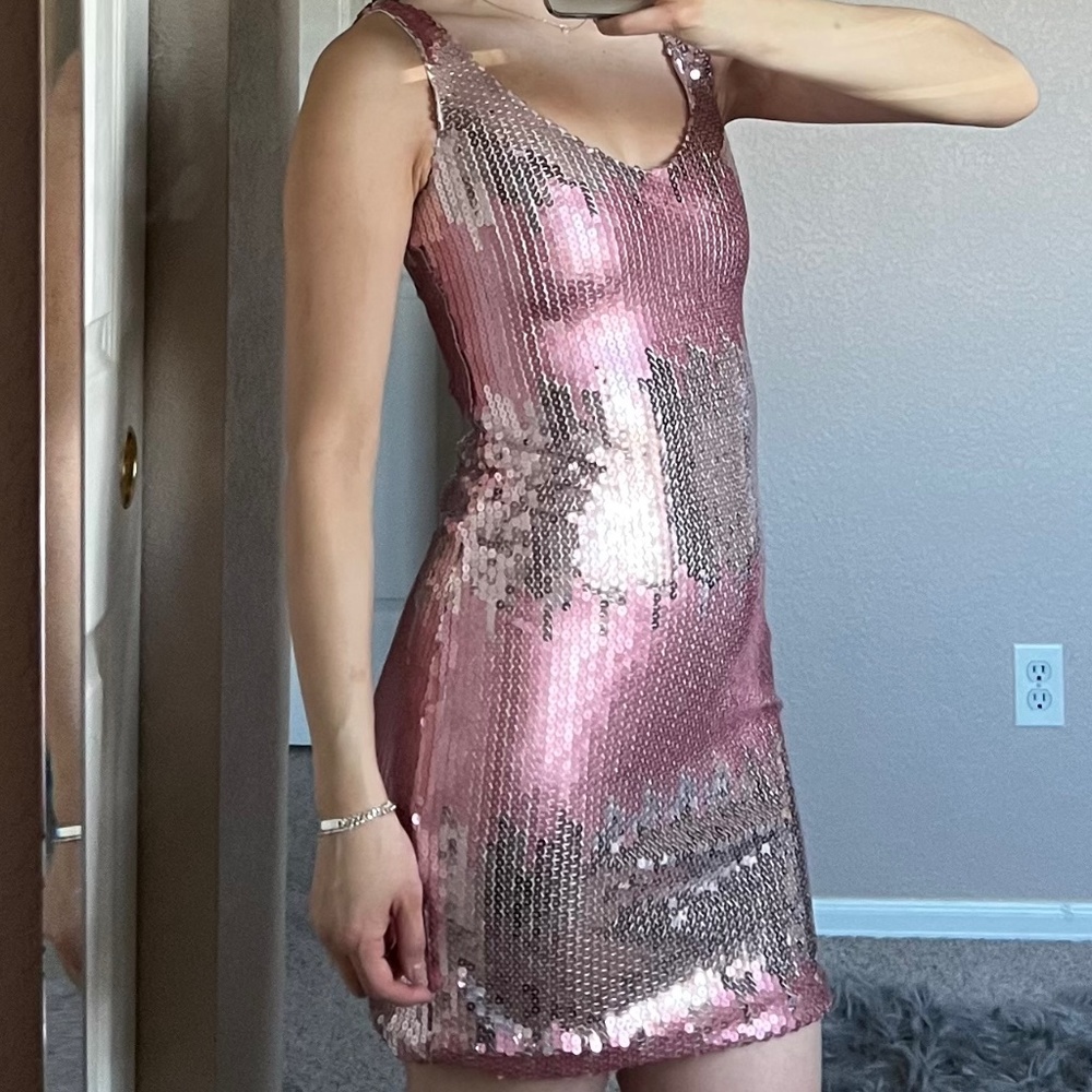 Mini Sequin Dress